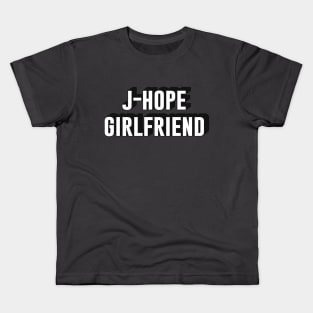 BTS Bangtan Jhope girlfriend text ARMY | Morcaworks Kids T-Shirt